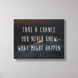 Motivierend Angebot Leinwanddruck