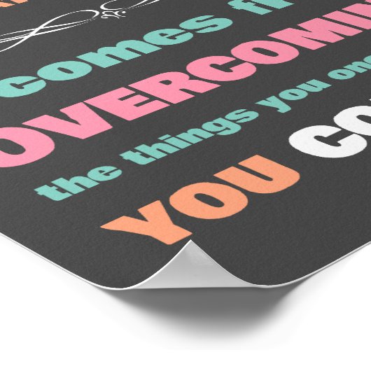 Motivierend Angebot Poster (Ecke)