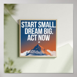 Motivierend Angebot Poster