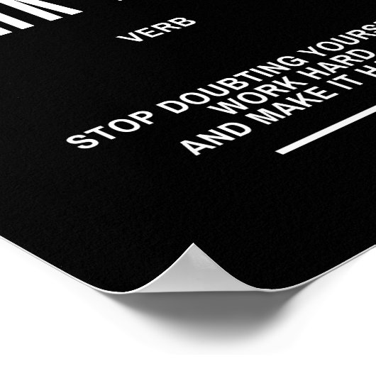 Motivierend Angebot Poster (Ecke)