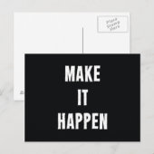 Motivierend Angebot Postkarte (Vorne/Hinten)