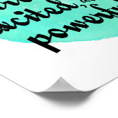 motivierend Angebote für Arbeit und Erfolg Poster (Ecke)