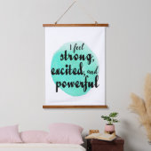 motivierend Angebote für Arbeit und Erfolg Wandteppich Mit Holzrahmen (Schlafzimmer)