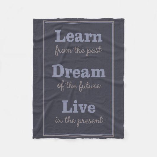 Motivierend Angebotsdeckeln Fleecedecke (Vorderseite)