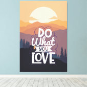 Motivierend Angebotsdesign Erledigen Sie Ihre Lieb Leinwanddruck (Insitu (Holzboden))