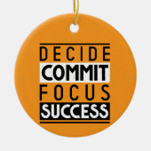 Motivierend Angebotsdesign für Erfolge Keramik Ornament (Vorne)