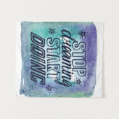 Motivierend Angebotsdesign für Erfolge Wandteppich (Vorderseite (Horizontal))