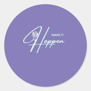 Motivierend Angebotsdesign Runder Aufkleber