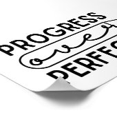 Motivierend Angebotsfortschritt gegenüber Perfekti Poster (Ecke)