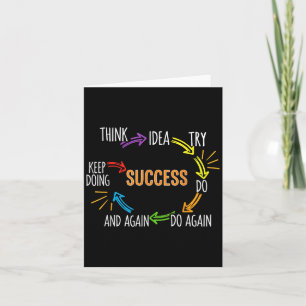 Motivierend Angebotsmotivation Erfolg Inspiration Karte
