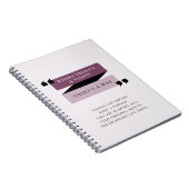 Motivierend Angebotsvisionen und Dreams-Journalisi Notizblock (Rechte Seite)