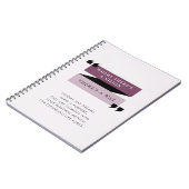 Motivierend Angebotsvisionen und Dreams-Journalisi Notizblock (Linke Seite)