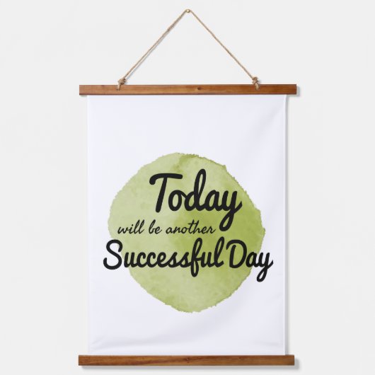 motivierend Annahmeangebote Wandteppich Mit Holzrahmen (Vorderseite)