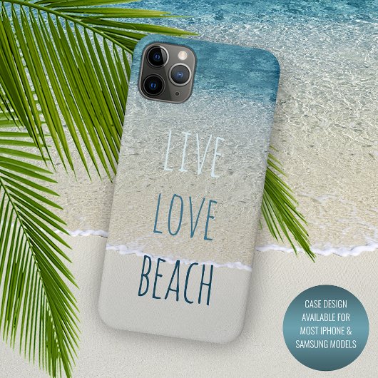 Motivierend Aqua Turquoise Blue Surf Waves Foto Case-Mate iPhone Hülle