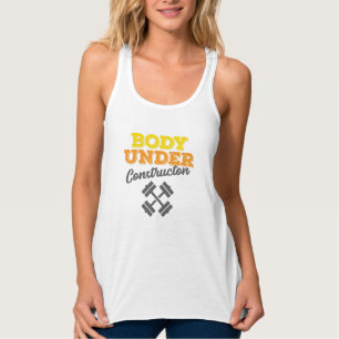 Motivierend Arbeitsstelle im Bau Tank Top