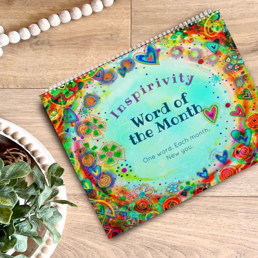 Motivierend Aufheben Spaß Inspirivity ONE WORT Kalender