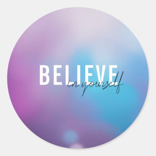 Motivierend Aufkleber (Vorderseite)