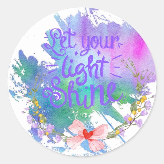 Motivierend Aufkleber (Vorderseite)