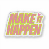 Motivierend Aufkleber (Vorderseite)