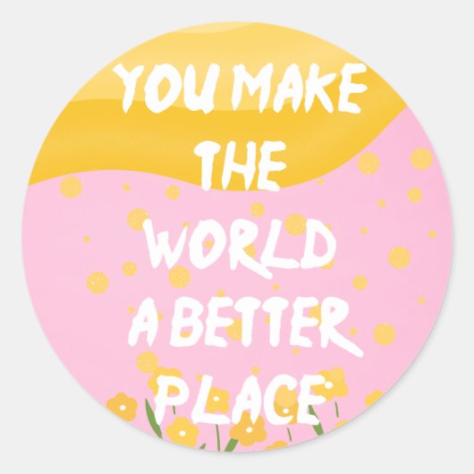 Motivierend Aufkleber (Vorderseite)