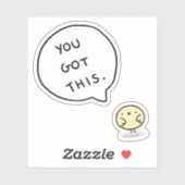 Motivierend Aufkleber (Blatt)