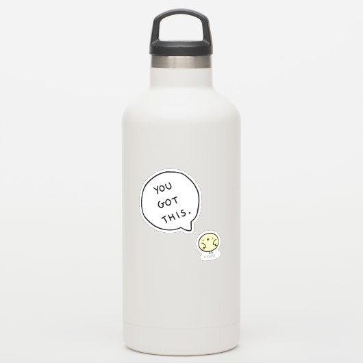 Motivierend Aufkleber (Wassserflasche)