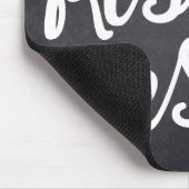 Motivierend "Aufstieg und Design" handgeschriebene Mousepad (Ecke)