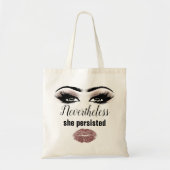 Motivierend Augenblicke Makeup Kiss Lips Rose Blus Tragetasche (Vorne)