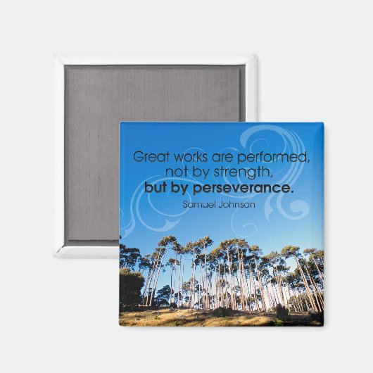 Motivierend Ausdauer Magnet (Vorderseite/Rückseite)