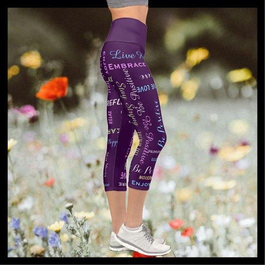 Motivierend AUSWAHL DER FARBE Capri Leggings