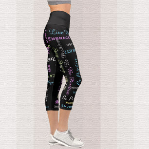 Motivierend AUSWAHL DER FARBE Capri Leggings