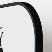 Motivierend AUSWAHL kundenspezifischer Monogramm Pickleball Schläger (Linke Seite)