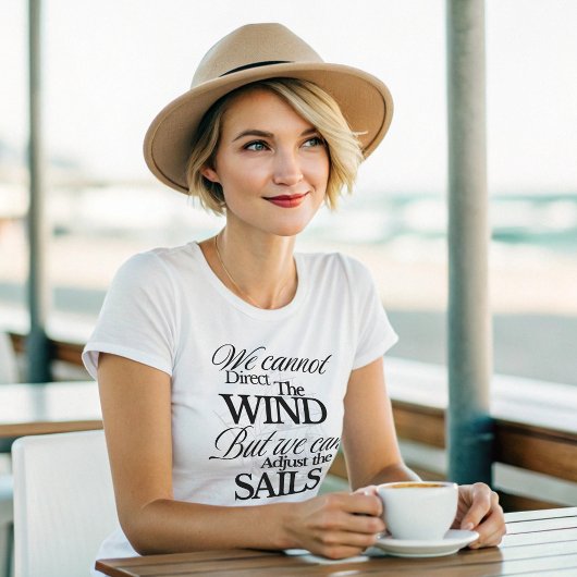 Motivierend B&W-Vintages Grafisches Angebot T-Shirt