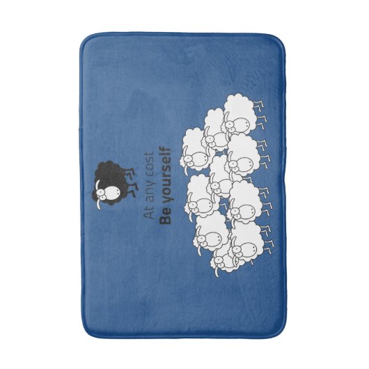 Motivierend Badematte (Vorderseite Vertikal)