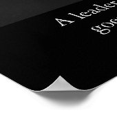 Motivierend Bald-Amerikanische Adlerführung Poster (Ecke)