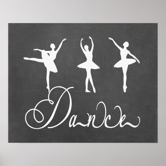 Motivierend Ballett Poster (Vorne)