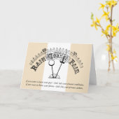 Motivierend Barometer-Skalierung Persönliche Änder Karte (Gelbe Blume)