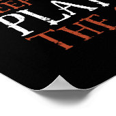 Motivierend Baseball-Sportangebot Poster (Ecke)