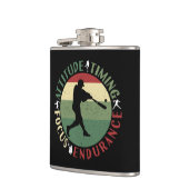 Motivierend Baseball-Teamwerte Flachmann (Links)