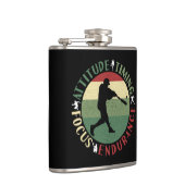 Motivierend Baseball-Teamwerte Flachmann (Rechts)