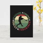 Motivierend Baseball-Teamwerte Karte (Gelbe Blume)