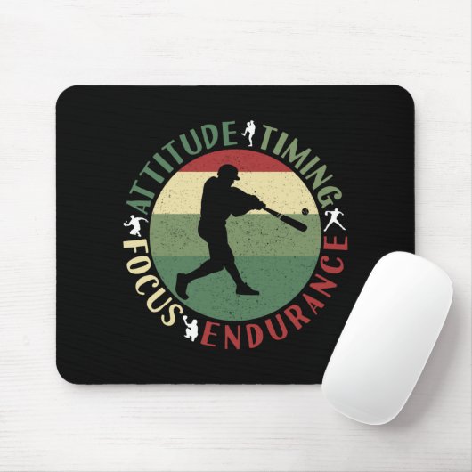 Motivierend Baseball-Teamwerte Mousepad (Mit Mouse)