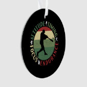 Motivierend Baseball-Teamwerte Ornament (Vorderseite)