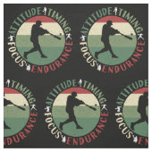 Motivierend Baseball-Teamwerte Stoff (Muster)