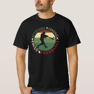 Motivierend Baseball-Teamwerte T-Shirt
