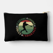 Motivierend Baseball-Teamwerte Zubehörtasche (Rückseite)