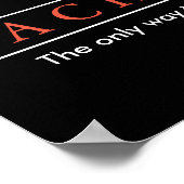 Motivierend Basketball Pop Kunst Poster (Ecke)