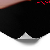 Motivierend Basketball Sport Inspiration Poster (Ecke)