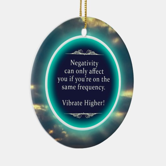 Motivierend Baum Keramik Ornament (Rechts)