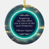 Motivierend Baum Keramik Ornament (Vorne)